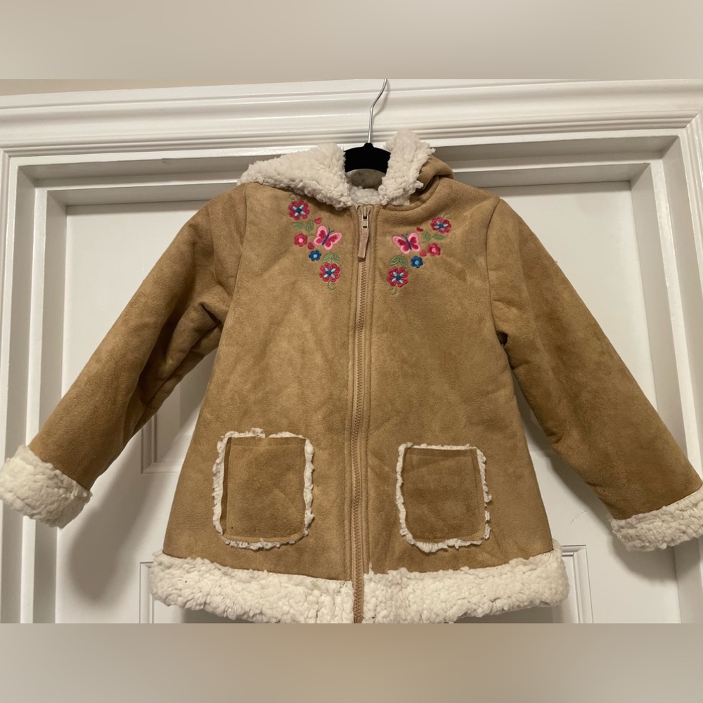 Little Me Faux Leather Jacket - 4T